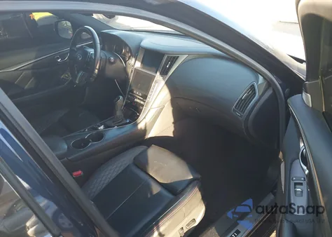 2022 Infiniti Q50 Red Sport 400 z USA, uszkodzony, nr VIN JN1FV7DP5NM370178